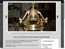 Tablet Screenshot of brasslamppolishing.com